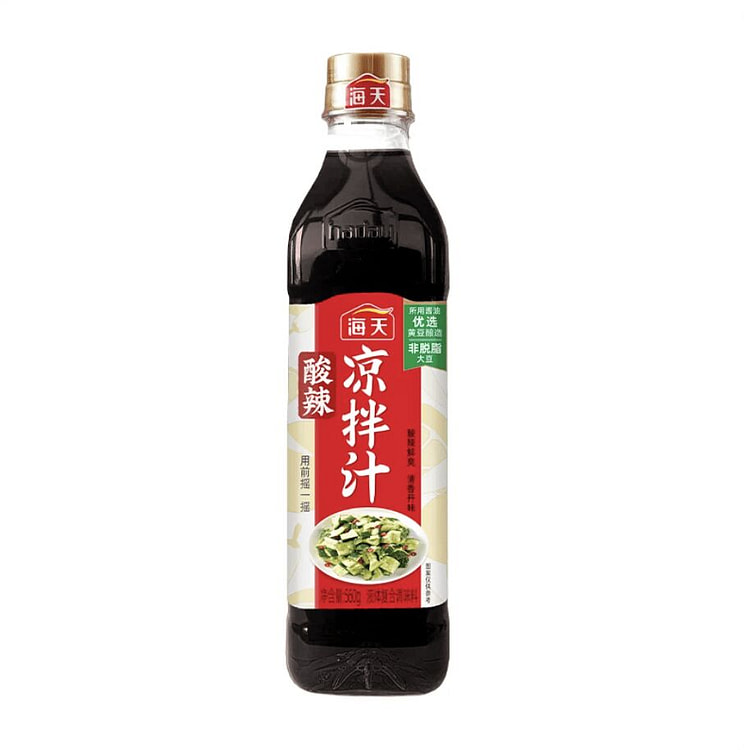 海天 酸辣油醋汁 凉拌调料 酸辣开胃拌菜捞汁 560 克