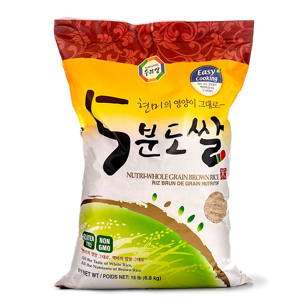 Surasang Nutri-Whole Grain Brown Rice 15 lb