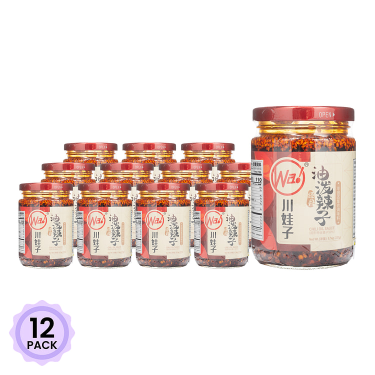 Chuanwazi Chili Peppers in Oil 230 g*12 pack