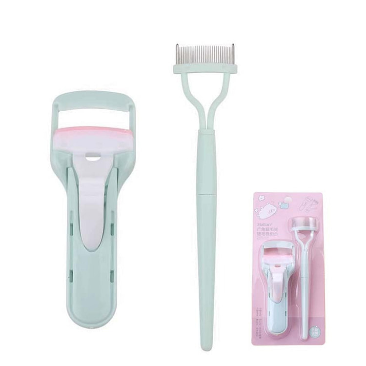 玛莉安 广角睫毛夹按压太阳花睫毛器 睫毛梳组合 1 包