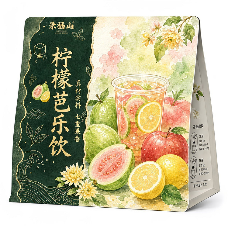 景福山 柠檬芭乐花果茶150克/袋 150 克