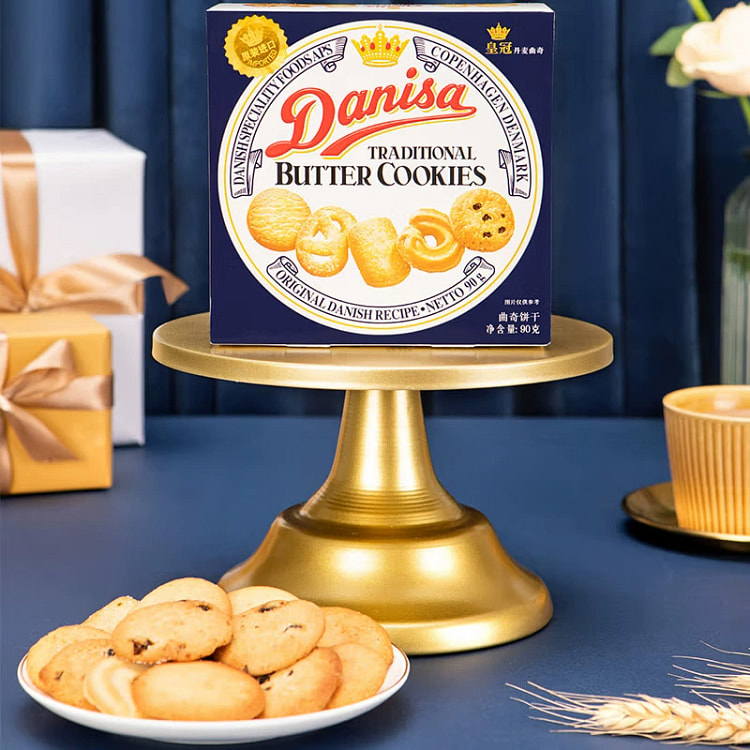 Crown Danish Cookies 90g*1 box of holiday snacks casual snacks