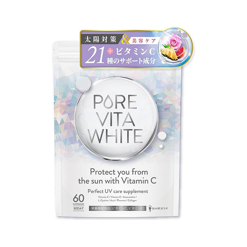 【饮用型太阳防护补充剂】Pure Vita Whi 60 份