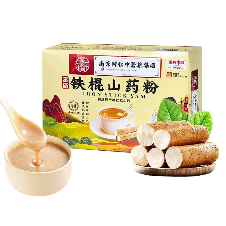 南京同仁堂 富硒铁棍山药粉 盒装 冲调即食养生粉 230 克