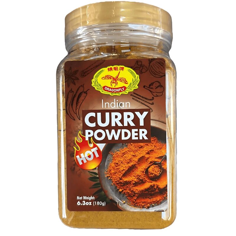 Dragonfly Indian Curry Powder Hot 180g 1 each