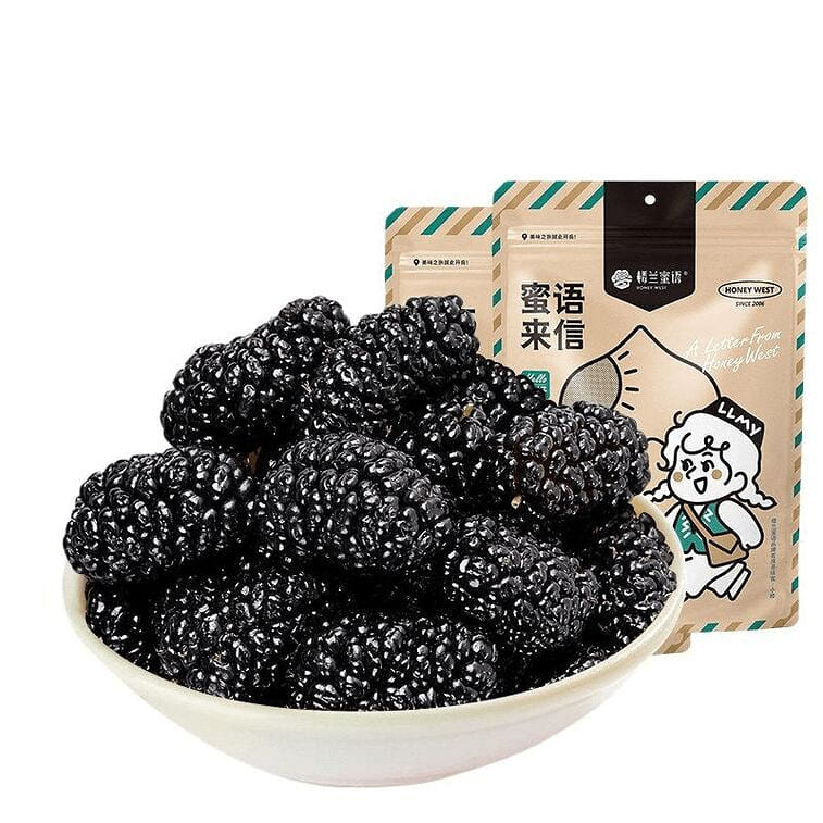Loulan Miyu Xinjiang Mulberry Dried, 100g*1 Bag 1 box