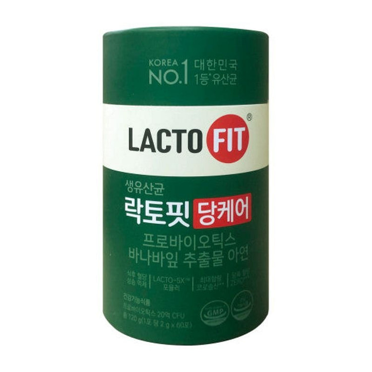 종근당 락토핏 당케어 유산균 (2g x 60포) 2 그램