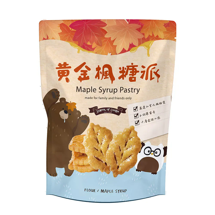 台灣優格餅乾學院  黃金楓糖派 230g