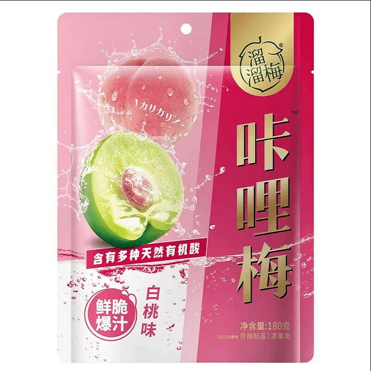 Chali Crispy Green Plum and White Peach Flavor180g 180 g