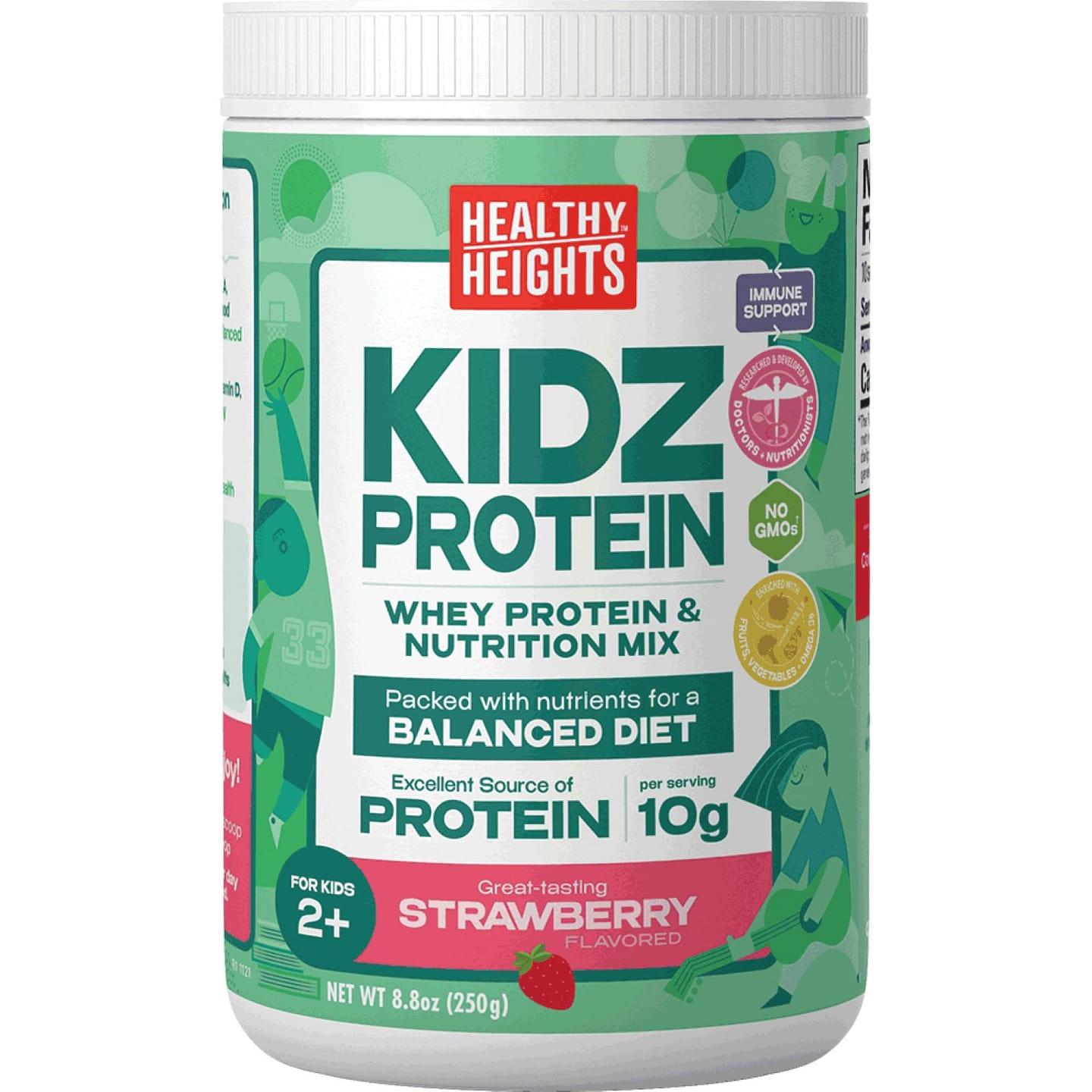 Healthy Heights, 10g Protein Strawberry 250 g