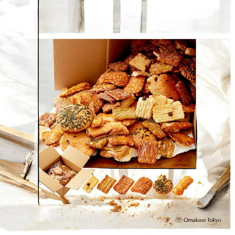 天然生食碎米饼 & 仙贝混合物 (900g)