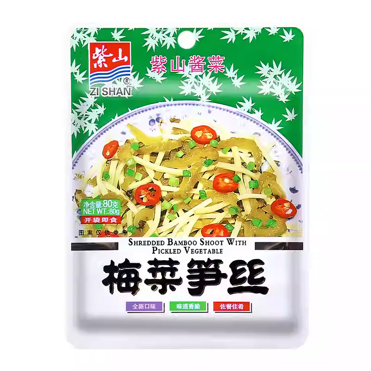 紫山梅菜笋丝80g*1包 80 克