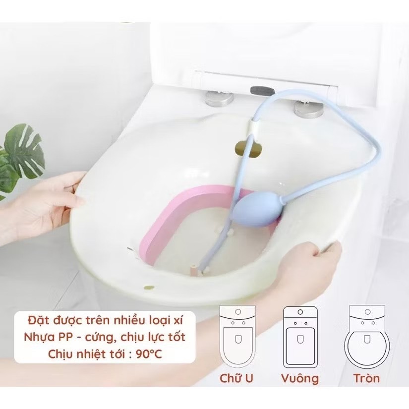 Foldable Feminine Sitz/Steam Bath Basin 500 그램