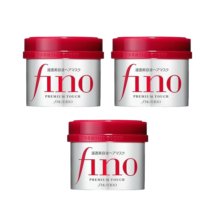 FINO Premium Touch Hair Essence Mask (Pack of 3) 1 count
