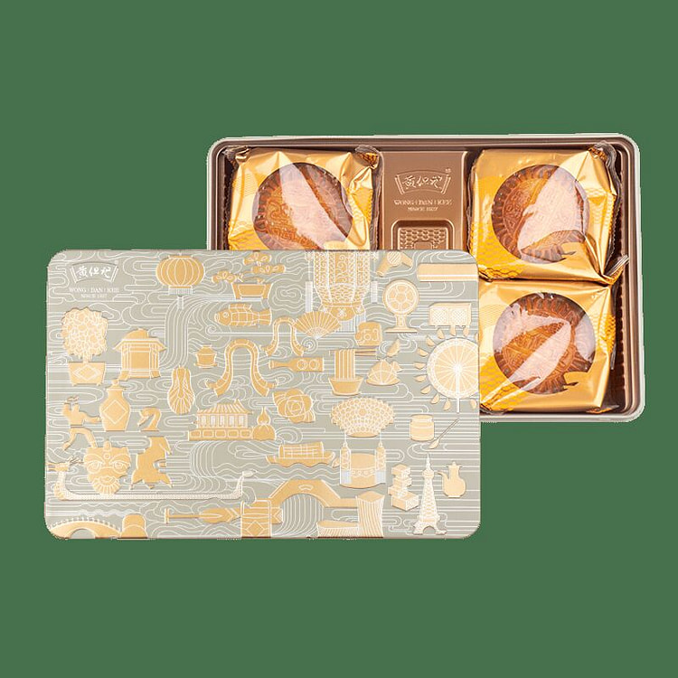White lotus seed paste mooncakes 720g*1 box