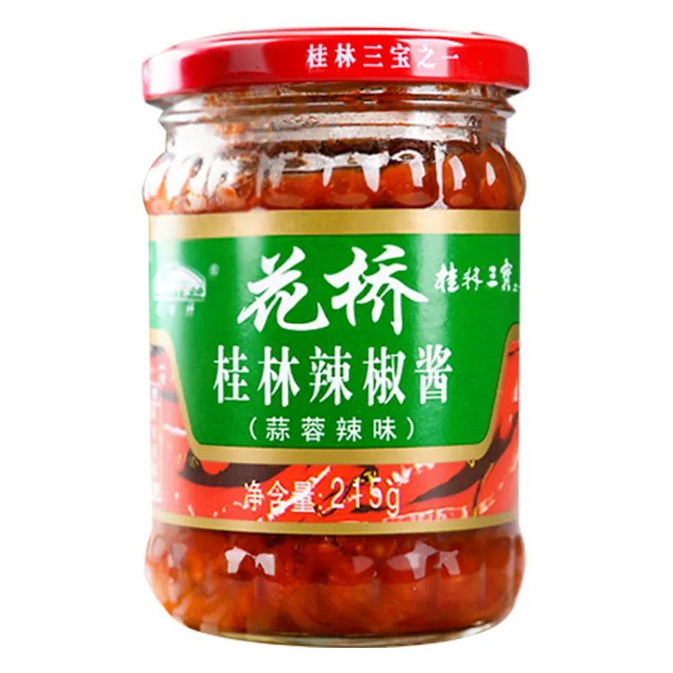Guilin Three Treasures Chili Sauce (Garlic Chili) 215 g