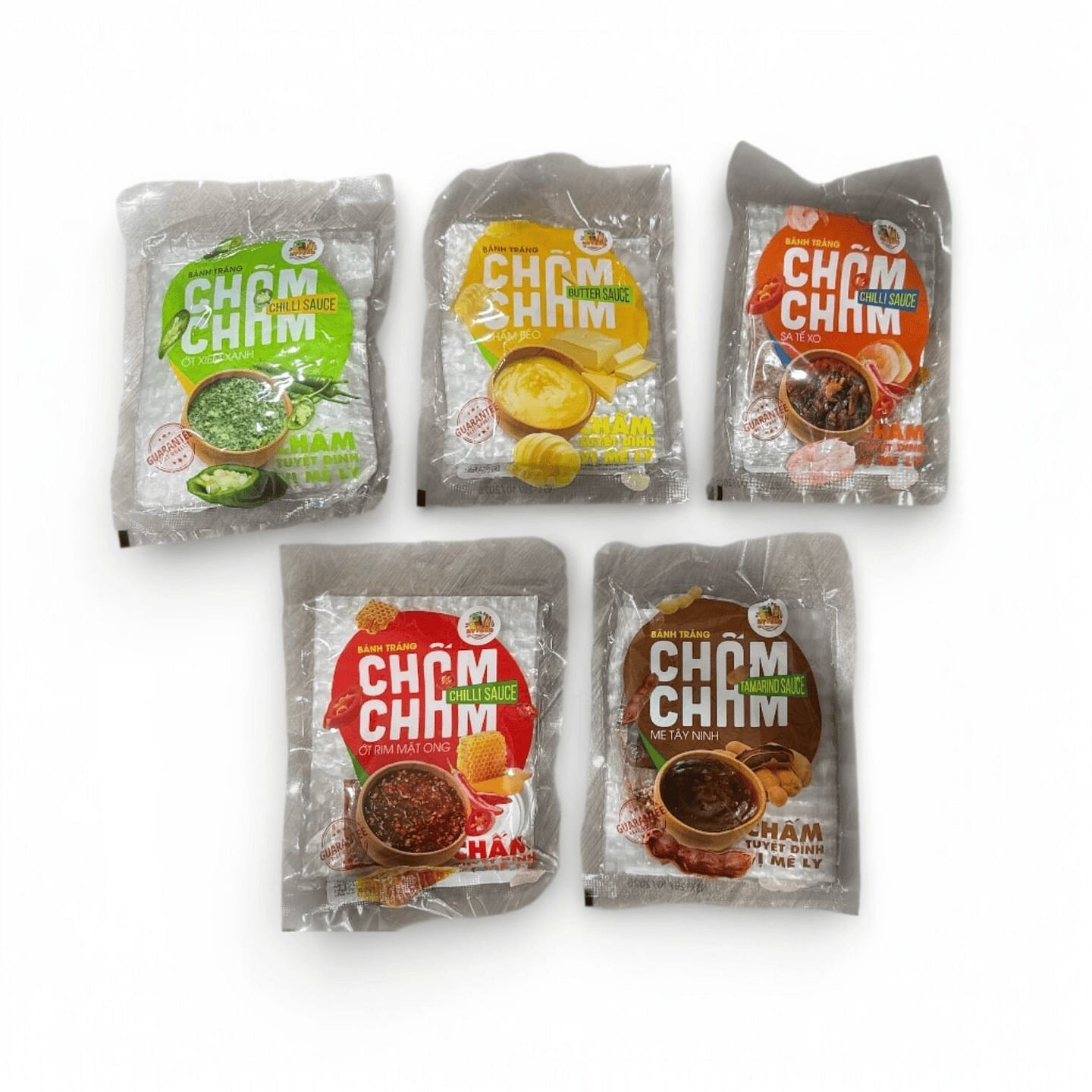 COMBO 5 VIETNAMESE RICE PAPER DIPPING SNACKS 332GR 1 each