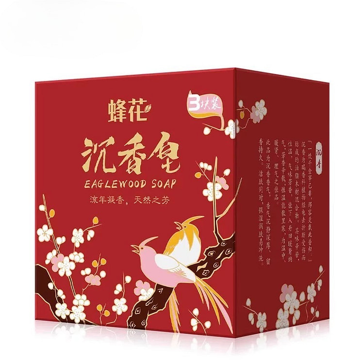 蜂花沉香皂沐浴香皂清洁肌肤 105g*3块 1 箱