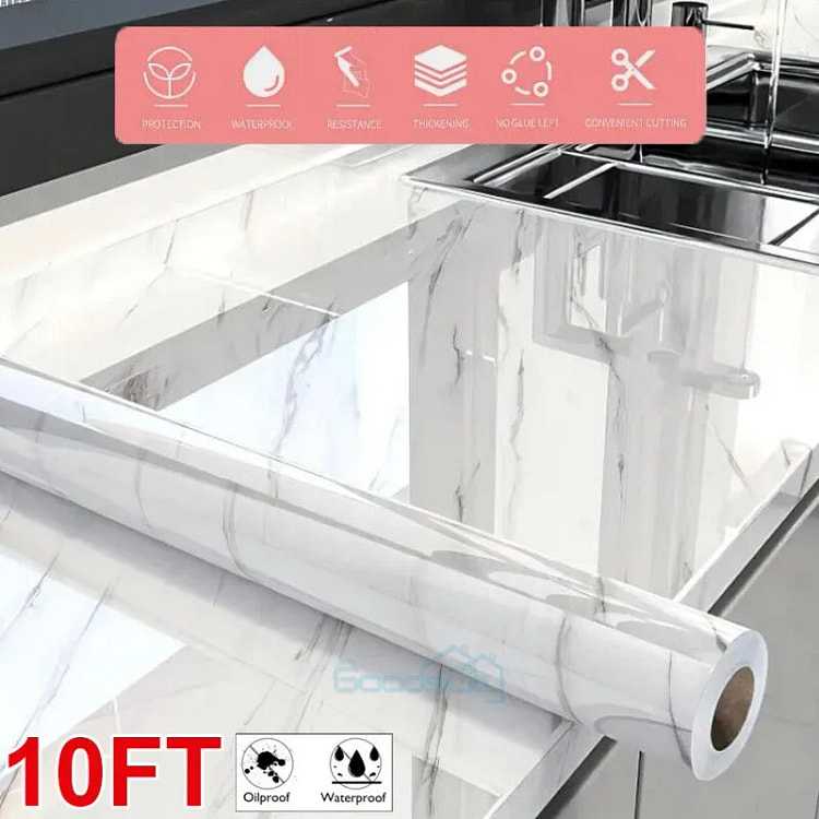 Marble Contact Vinyl Paper Self Adhesive Peel Sti