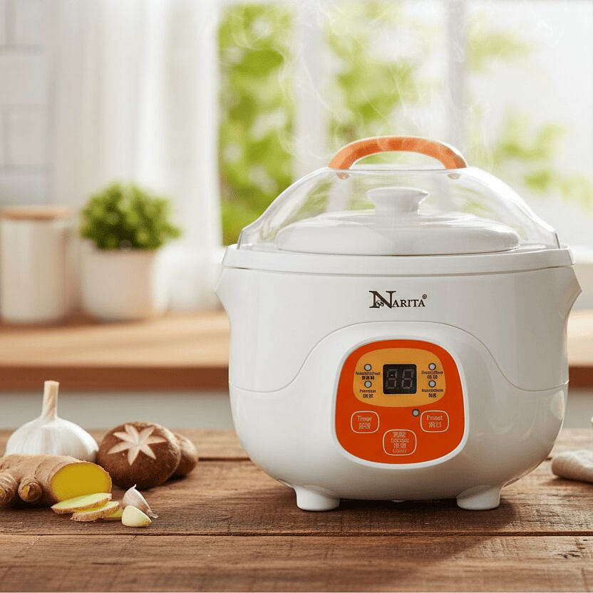 NARITA Digital Electric Stew Pot / 0.7L 4 lb