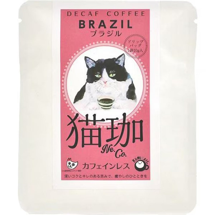 Noin Decaf Cat Coffee Brazil, 1 pc 1 each