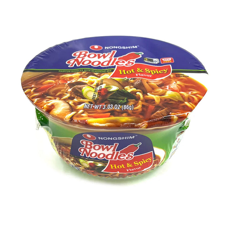[NONGSHIM] Yukgaejang Hot & Spicy Bowl Big – 86gX12 Bowls 1 each