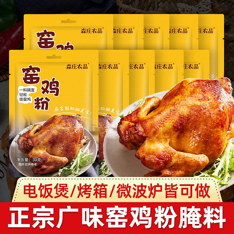森庄农品 广东窑鸡腌料粉 2袋 60 克