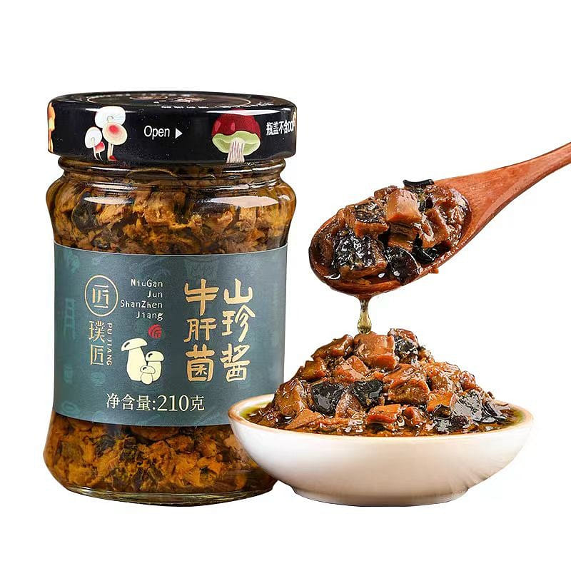 Pu Jiang Porcini Mountain Sauce 210g*1 bottle 210 g