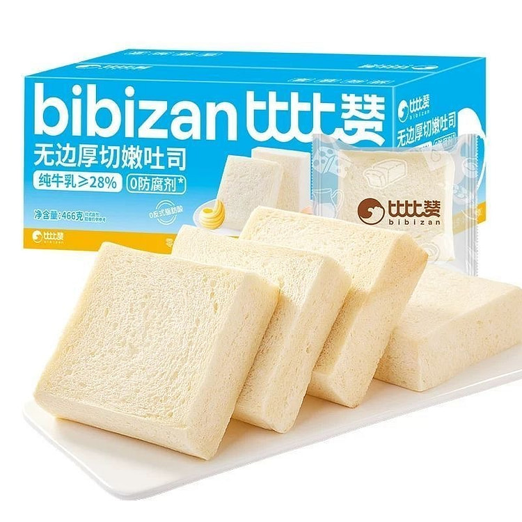 Bibizan Soft-Crust Toast Bread for Breakfast 420g 420 g