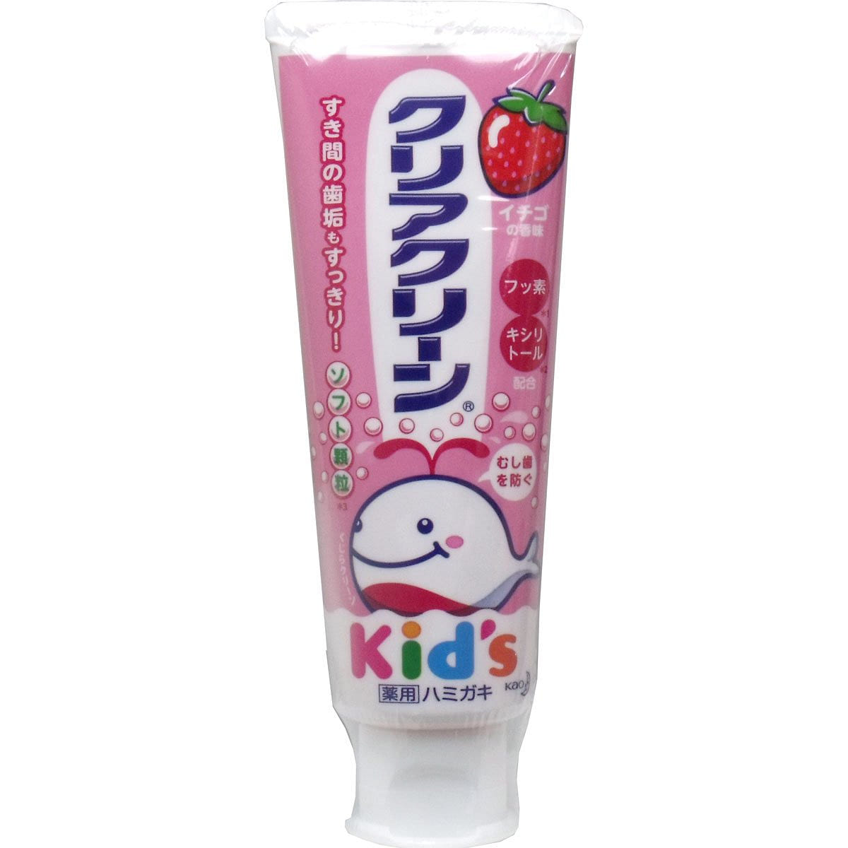 Kao Clear Clean Strawberry Kids Toothpaste 70 グラム