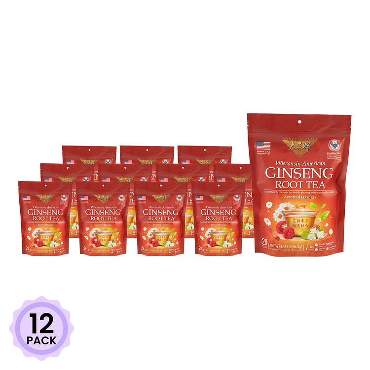 美国太子牌 花旗参茶精选组合28茶包 1 份*12 包
