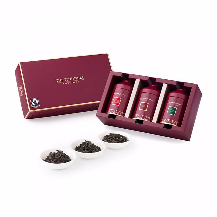 The Peninsula Boutique Supreme Tie Guan Yin, Pu Er & Jasmine Tea Gift Set 1 each