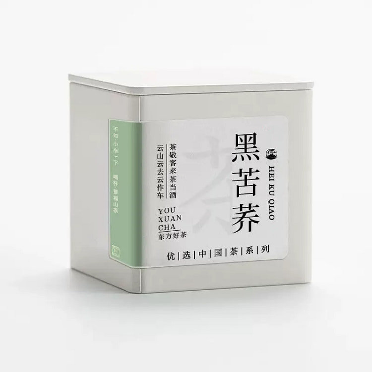 景福山 黑苦荞茶 全颗粒全胚芽250g*1罐 250 克