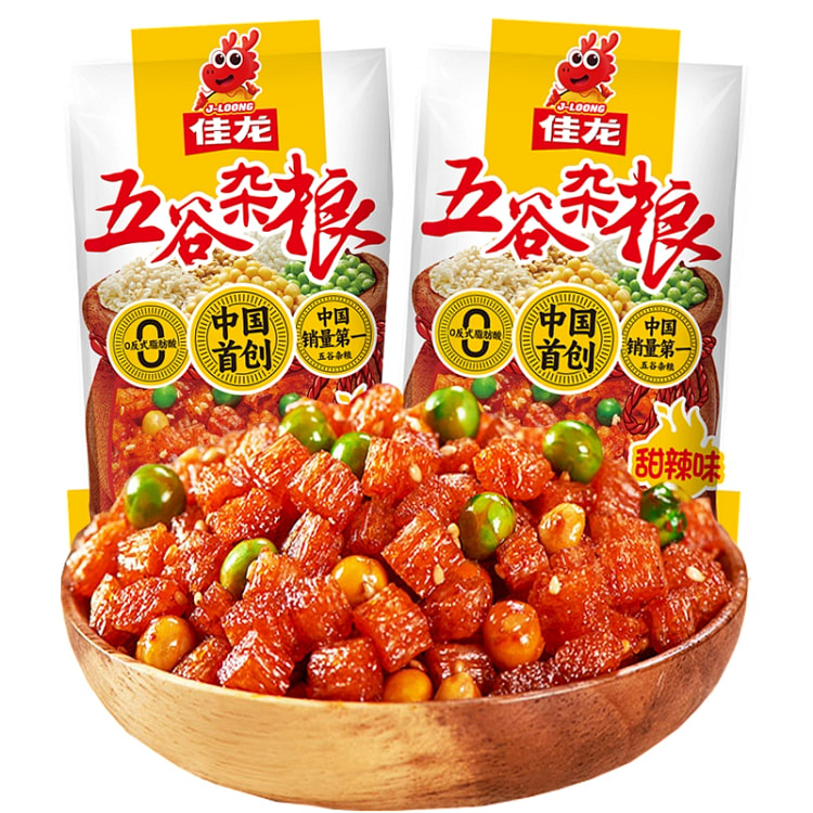 佳龙五谷杂粮辣条儿麻辣面筋18g*1袋 18 克