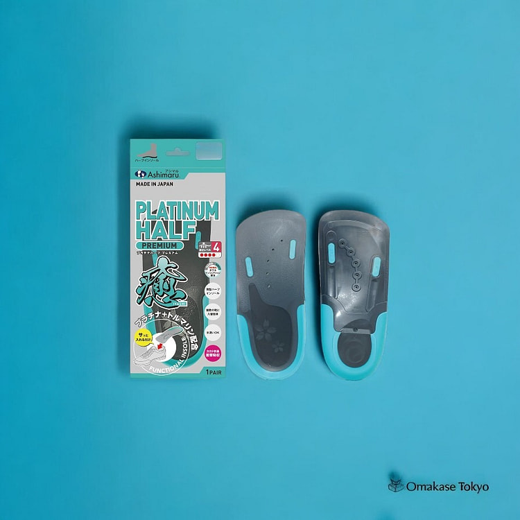 ASHIMARU 不对称半鞋垫 - 蓝色 M 110 克