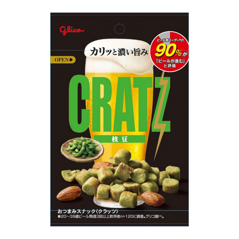Glico Kratz Edamame Flavor Snack 42 g