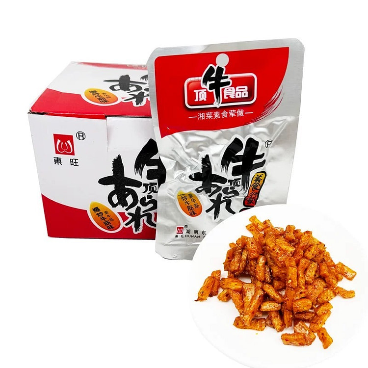 顶牛童年回忆素面筋麻辣小吃零食网红东旺辣条爆炒辣味 318 克