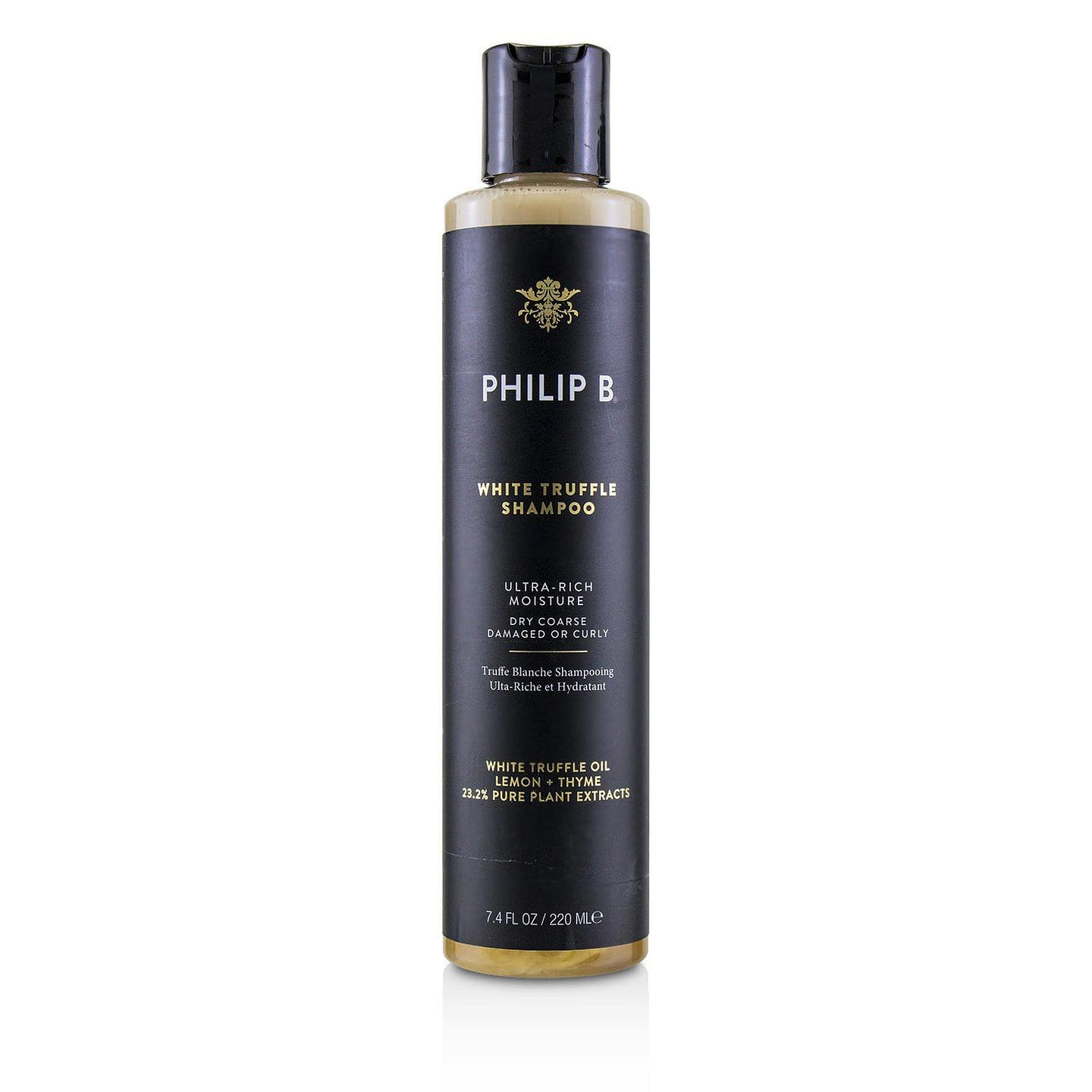 Philip B White Truffle Shampoo (Ultra-Rich Moisture – Dry Coarse Damaged or Curly) 220ml/7.4oz 220 ml
