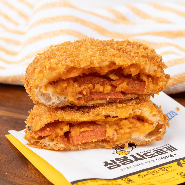 Korean korokke (Pepperoni Pizza)