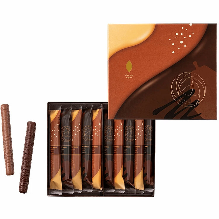 YOKUMOKU Valentine Day Chocolate Egg Roll 10pcs 1 box