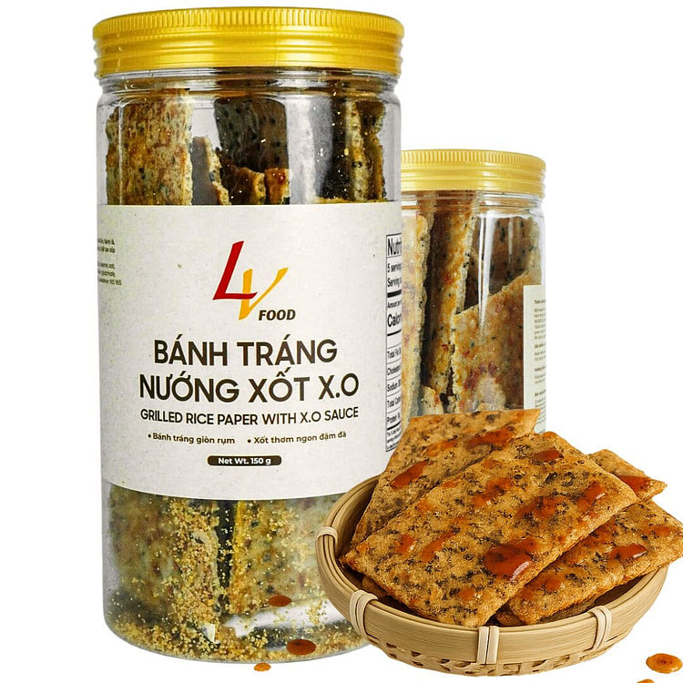 烤米纸X.O酱 美味小吃