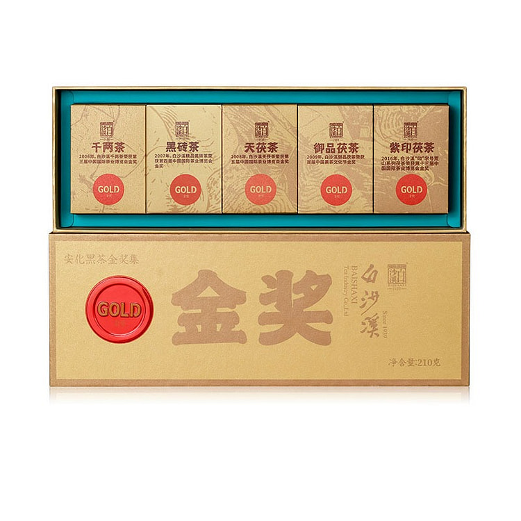 Gold Award Collection 5 Signature Anhua Dark Teas 210 g