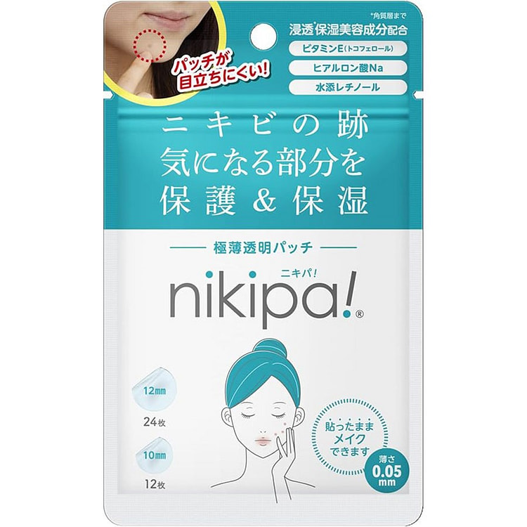 日本直邮 kinkan金冠堂nikipai 痘印贴 遮盖遮瑕 隐形修复 净痘贴0.05mmx36枚/
