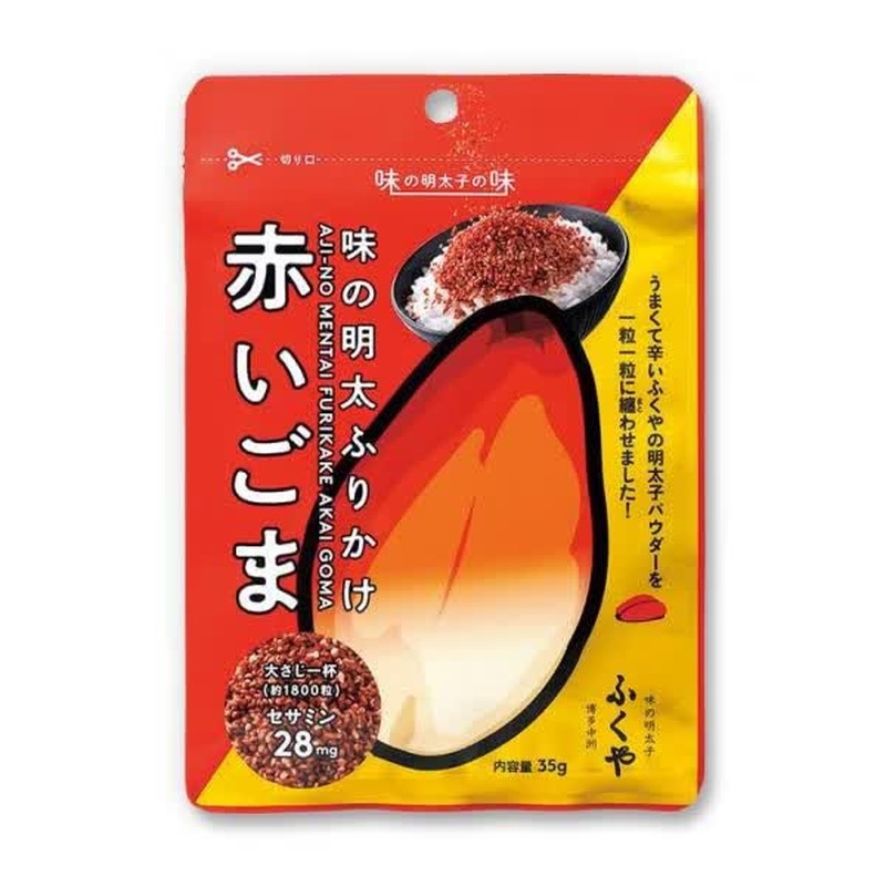 Fukuya Mentaiko Furikake Red Sesame 35g 1 개