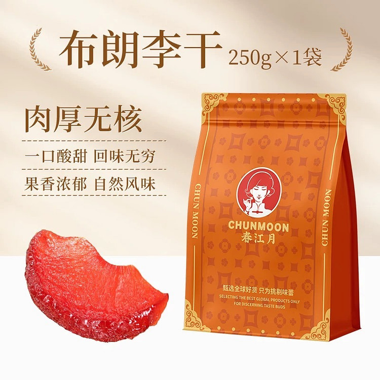 春江月布朗李子干无核李子干办公室休闲零食250g