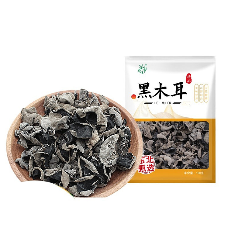 Gutaiwang Organic Northeast Black Fungus Dry 100g * 1 Bag