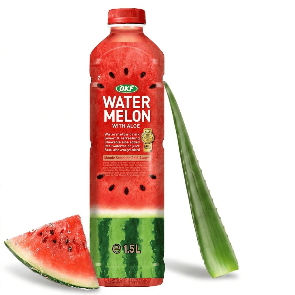 Watermelon Aloe Vera Juice Drink with Pure -1pk 50.72 fl.oz