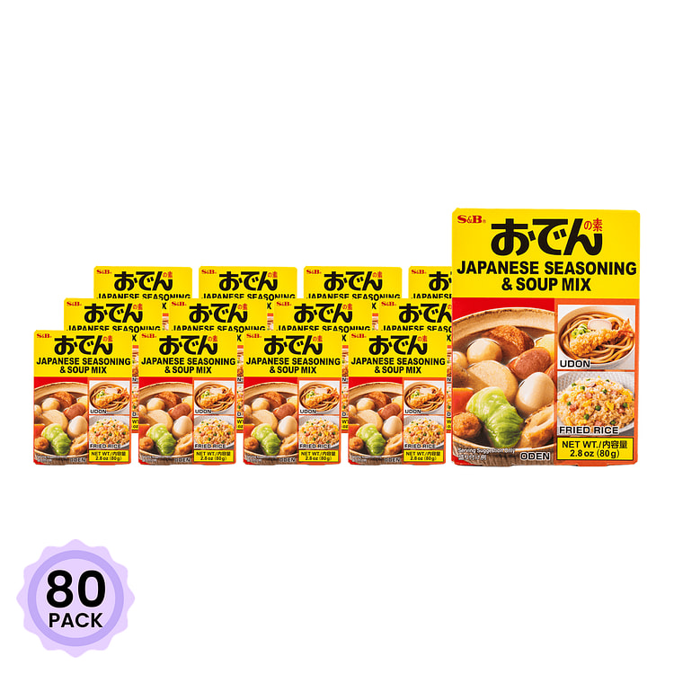 S&B 关东煮汤底 2.8 盎司*80 包