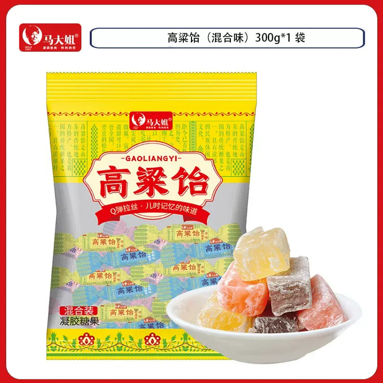 Sorghum molasses gel candy fudge 300g*1 bag. 300 g