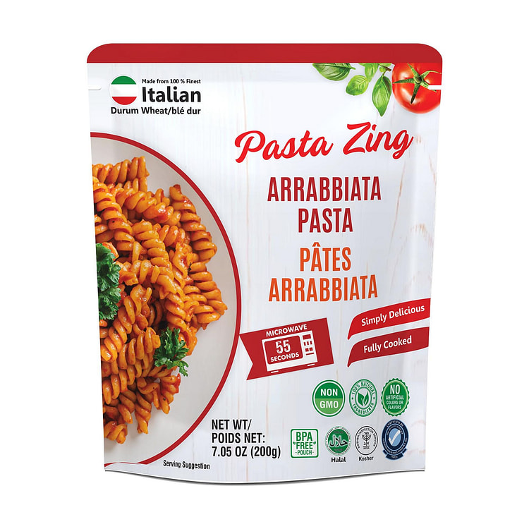 Pasta Zing Arrabbiata Pasta, Pack of 7 7.05 oz*7 pack